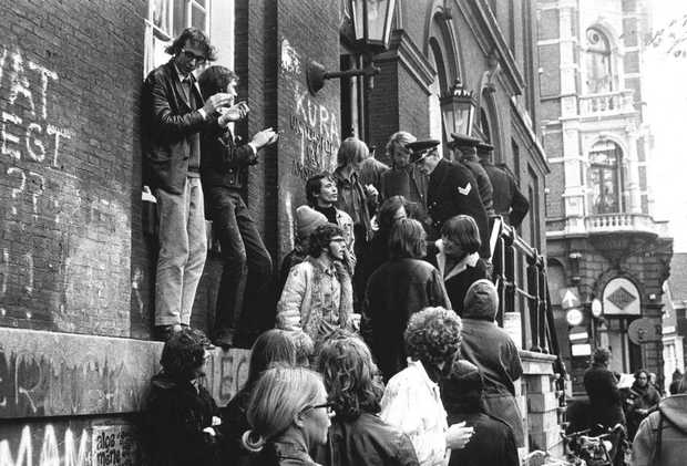 Maagdenhuis occupation, 1969.